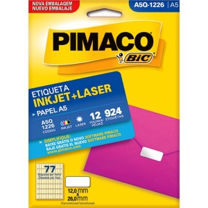  ETIQUETA A5Q-1226 C/ 924 UNIDADES PIMACO