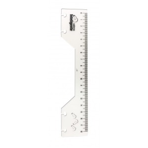 RÉGUA 18CM PARA CADERNO INTELIGENTE