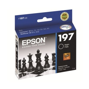 CARTUCHO ORIGINAL EPSON T197120 PRETO 8 ML