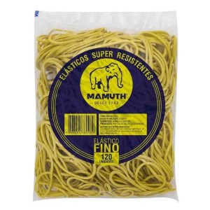 ELÁSTICO 100G 120 UNIDADES FINO MAMUTH