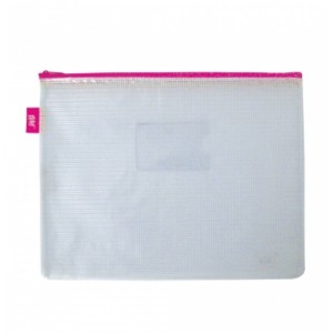 PASTA COM ZÍPER E COSTURA ROSA REF.PZ31 YES