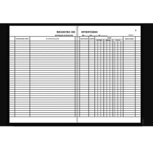 LIVRO MOD.7 REGISTRO DE INVENTARIO 50FLS SÃO DOMINGOS