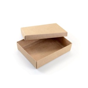 CAIXA PARA PRESENTE KRAFT 20X20X7,5CM REF.15 ZAGAROLLO