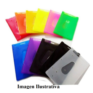 PROTETOR PARA CARTÃO AZUL CLARO FECHADO BADGE