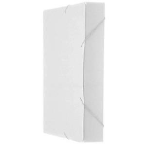 PASTA PLÁSTICA POLIONDA 5,5CM TRANSPARENTE POLIBRAS