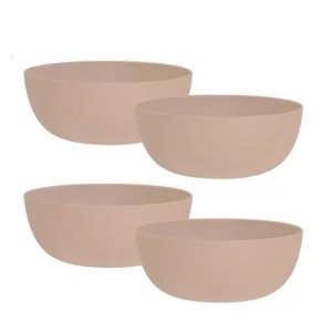 BOWL PP BEGE 1100ML 17,3X7CM KIT C/4 UNIDADES BO01Q4-02 SÃO BERNARDO