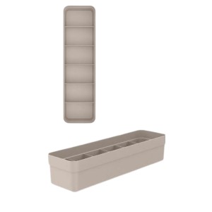 ORGANIZADOR PLASTICO COLMEIA P 35x10x7,5CM OL900 BEGE OU