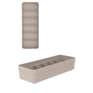 ORGANIZADOR PLASTICO COLMEIA G 35x12,5x7,5CM OL950 BEGE OU