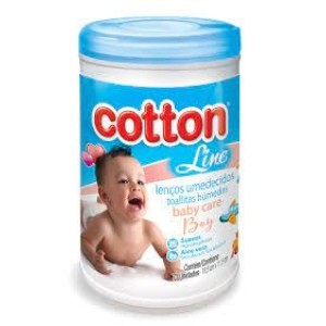 LENÇO UMEDECIDO BABY CARE BOY C/70 UNIDADES COTTON LINE