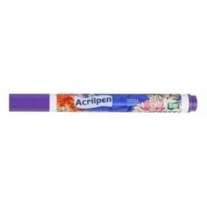 CANETA PARA TECIDO ACRILPEN 516 VIOLETA ACRILEX