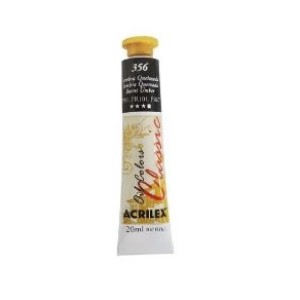TINTA ÓLEO BISNAGA 20ML REF.356 SOMBRA QUEIMADA ACRILEX