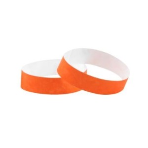 PULSEIRA VIP TYVEK LARANJA COM 50 UNIDADES MEDIATECH