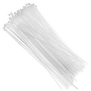 ABRAÇADEIRA NYLON 4,8 X 300 MM BRANCA COM 100 UNIDADES STARFER