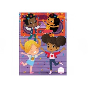 CADERNO 40FLS LINGUAGEM CAPA DURA  BROCHURA SAPECA TILIBRA