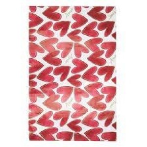 SACO PARA PRESENTE METALIZADO CORAÇÕES 60X90 COM 25 CROMUS