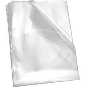 ENVELOPE PLÁSTICO SEMI GROSSO A4 4 FUROS C/50 PLASTIFILME
