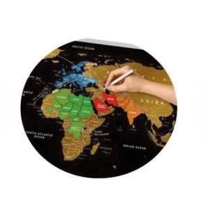 MAPA MUNDI MÁGICO COM PALHETA VERSÃO INGLÊS OFF PAPER