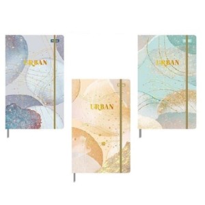 CADERNO 1/4 128X208MM 80FLS BROCHURA PONTILHADO URBAN FORONI