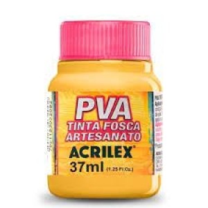 TINTA PLÁSTICA PVA 37ML 505 AMARELO OURO ACRILEX