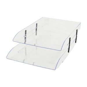 CAIXA CORRESPONDÊNCIA DUPLA FIXA CRISTAL NOVACRIL