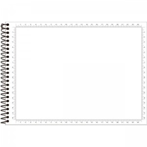 CADERNO 60FLS CARTOGRAFIA E DESENHO CAPA DURA ESPIRAL MILIMETRADO FORONI