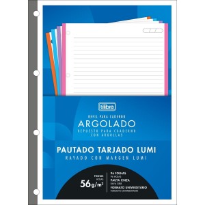 BLOCO PARA FICHÁRIO UNIVERSITÁRIO 96FLS 56G COLOR ACADEMIE TILIBRA