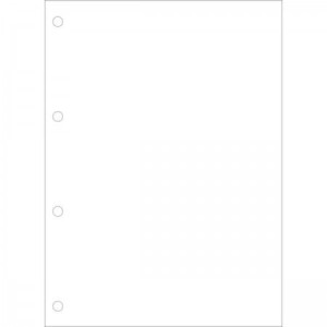 BLOCO PARA FICHÁRIO UNIVERSITÁRIO 80FLS SEM PAUTA 56G TILIBRA