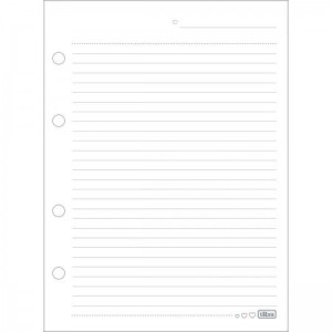 BLOCO PARA FICHÁRIO COLEGIAL 80FLS 56G SOHO TILIBRA