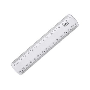 RÉGUA 15CM CRISTAL NEW LINE MAXCRIL