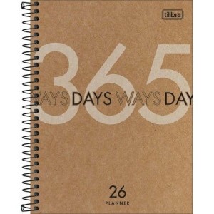 AGENDA PLANNER 17,7x24CM KRAFTWORK 2026 TILIBRA