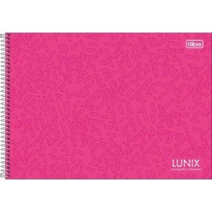 CADERNO 60FLS CARTOGRAFIA E DESENHO CAPA DURA ESPIRAL LUNIX TILIBRA
