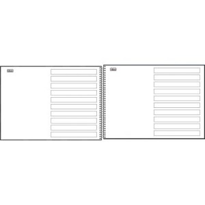 CADERNO 40FLS MEIA PAUTA AMPLIADA CAPA DURA NEURODIVERSIDADE AUTISMO TILIBRA