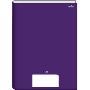 CADERNO ¼ 96FLS CAPA DURA BROCHURA ROXO STIFF JANDAIA