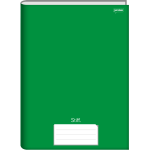 CADERNO ¼ 96FLS CAPA DURA BROCHURA VERDE STIFF JANDAIA