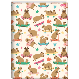 CADERNO 80FLS UNIVERSITÁRIO CAPA DURA BROCHURA CAPYVIBES JANDAIA