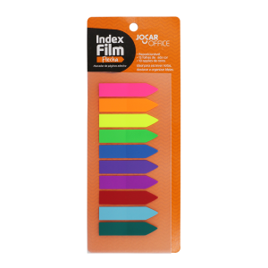 MARCADOR DE PÁGINAS 10 CORES 150FLS JOCAR 