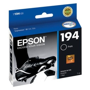 CARTUCHO ORIGINAL T194120 PRETO 4ML EPSON