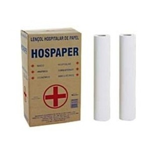 LENÇOL HOSPITALAR 50CMX50M 100% CELULOSE 2 RLS HOSPAPER