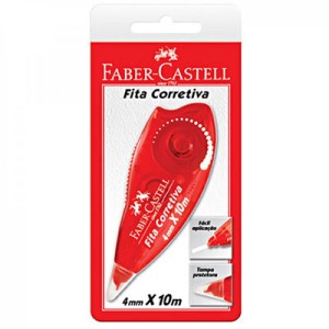 CORRETIVO EM FITA 4MMx10M SM/7072 BLISTER FABER CASTELL