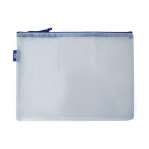 PASTA COM ZÍPER E COSTURA AZUL REF.PZ34 YES